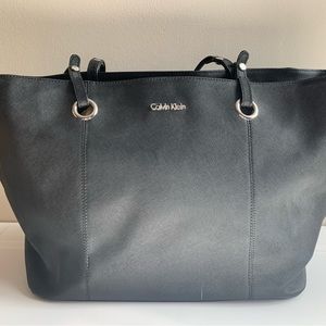 Calvin Klein Black Medium Tote Bag